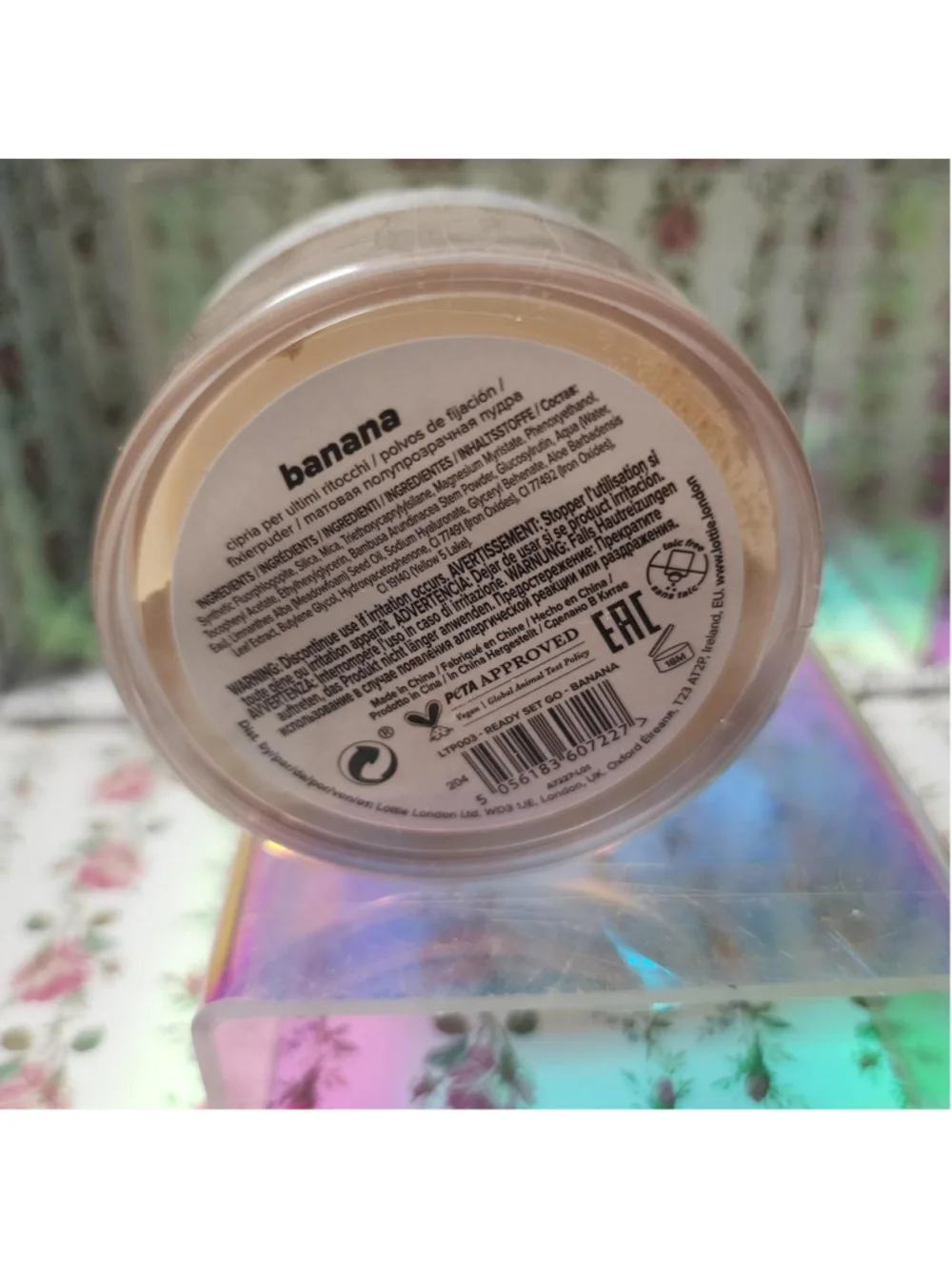 Lottie London ready set go banana setting powder #lottie #settingpowder